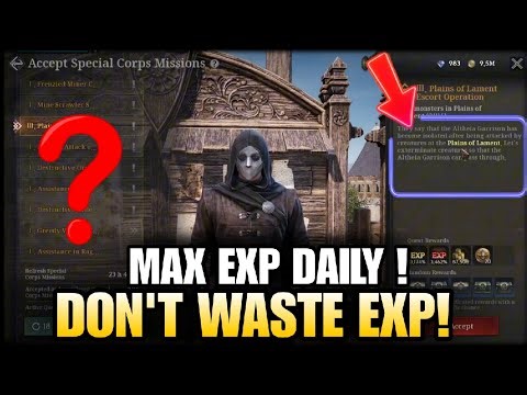 RAVEN 2 - Corps Quest Guide – Max EXP Every Day