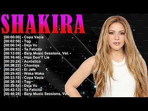 Shakira – Grandes éxitos 2025 – Álbum completo con Whenever Wherever y éxitos inolvidables