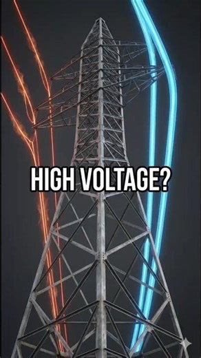 Transmission Line ⚡️ Sirf 1 Galti… Aur Wire PIGAL Jayega? 😱 | High Voltage #shorts