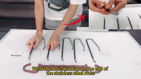 Pants Hangers Space Saving - 2 Pack Closet Organizer and Storage Jean Hangers, Stainless Steel Anti-Slip Clothes Hanger Scarf Holder for Pants Jeans Leggings Trousers Pant Rack, Black