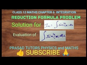 Reduction Formula for Integration of sin x with power n