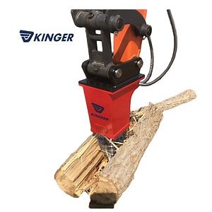 Excavator Wood Splitter Attachment Hydraulic Log Splitter for Sale