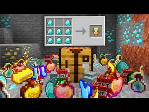 Minecraft UHC but every drop and crafting recipe is random..