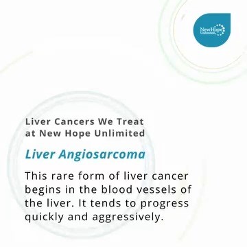 The exact cause of liver angiosarcoma is unknown, but risk factors include exposure to chemicals (vinyl chloride, arsenic, Thorotrast, anabolic steroids), prior radiation therapy, hemochromatosis (iron overload), and chronic liver diseases like cirrhosis and hepatitis B or C. | New Hope Unlimited