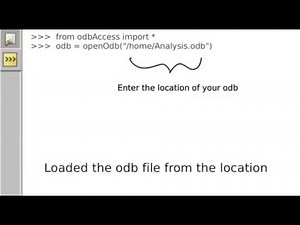Abaqus reading results from odb with python script