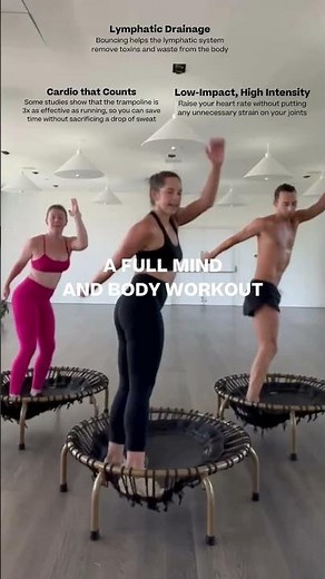 benefits of rebounding: mind and body [mini trampoline workout]