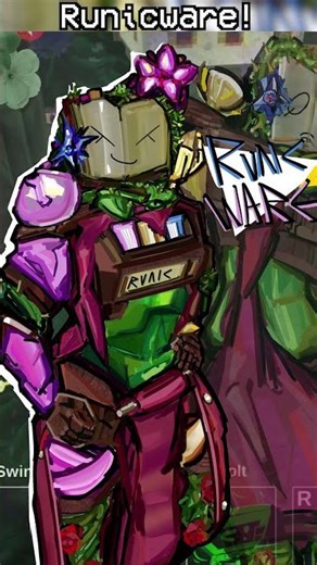 RUNICWARE !! Drawing Every BADWARE DoD Skin #dieofdeath #dieofdeathroblox #roblox #dod