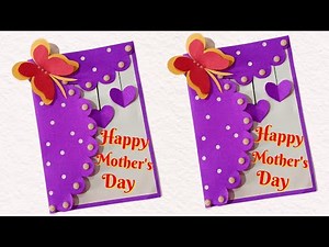 Mother's Day Greeting Card | Handmade Mother's Day Greeting Card | How To Make a Mother's Day Card