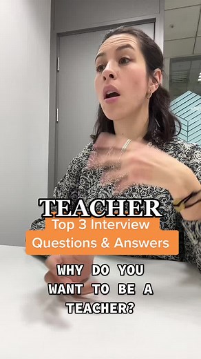 Top 3 interview questions and answers for teachers. Follow us for more interview tips 👍 #interviewtips #interviewquestions #jobinterview #teachertips