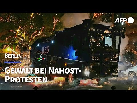 Krawalle bei pro-palästinensischen Protesten in Berlin | AFP