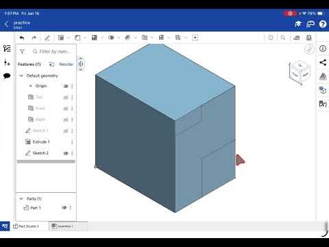 OnShape - Basic Drawing Techniques 2