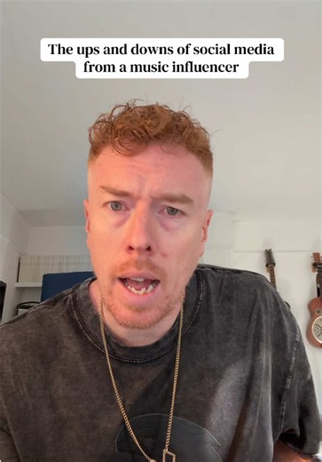 The ups and downs of social media from a music influencer #musiciansontiktok #artistsontiktok #musicmarketing #socialmediagrowth