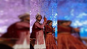 Viral video: Bride flinches after groom’s gun fires into air on wedding stage