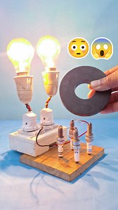 379K views · 4.3K reactions | Powerful amazing electricity from spark plug use magnet #fblifestyle #reelsviralシfb #shorts #reels #LifeHacks #trending #share #Amazing #short | Dian Creative | Facebook