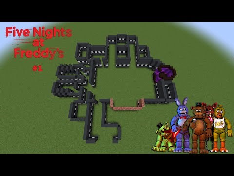 How to Build the Five Nights at Freddy’s Pizzeria 🍕 in Minecraft #1