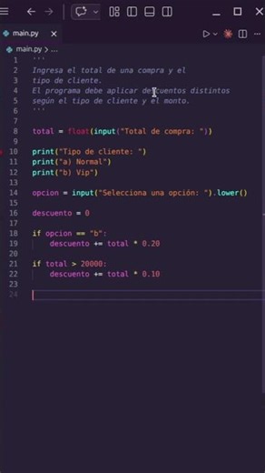 SMART Discount Logic!! #python #programming #coding