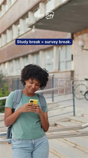 📚 Study Break = Survey Break! 🌟 Take a quick pause, refresh with a survey on #IpsosiSay, and make your study breaks both productive and insightful! | Ipsos iSay