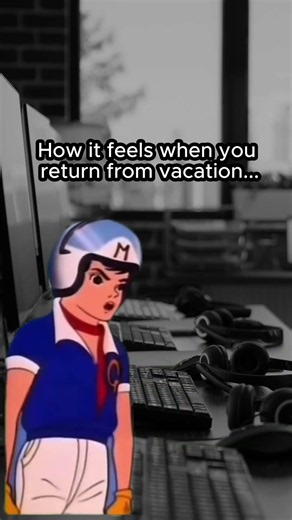 When that post-vacation reality hits... 🥲