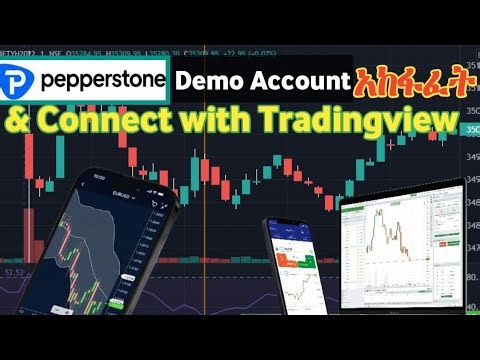 How to Create Pepperstone Demo Account & Connect to TradingView |Amharic Forex Trading Tutorial