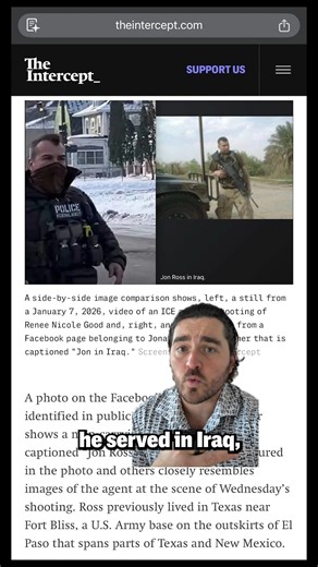 This is what we know about Jonathan Ross, the ICE agent who shot Renee Good. 🔗 in comments | The Intercept