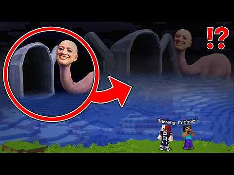 WE GOT ATTACKED BY SEA EATER MONSTER IN MINECRAFT !!