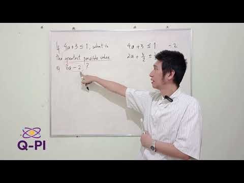 Tutorial SAT: Pertidaksamaan#1