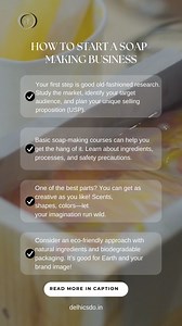 🧼Turn Your Passion into Profit: How to Start a Soap-Making Business! Today, let’s talk about a business idea that combines creativity, utility, and the potential for great profit—starting your own Soap-Making Business! Why Soap?🧼🚿 Soap is a daily essential. With a shift towards handmade, organic products, now is the perfect time to make your mark in this industry! Research & Planning💡 Your first step is good old-fashioned research. Study the market, identify your target audience, and plan yo