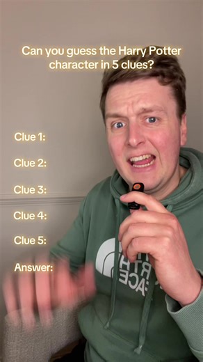 Guess the Harry Potter Character in 5 Clues Challenge