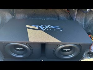 INSTALLING SKAR 12 SDR SERIES 2400 WATTS 1200 WATT AMP🔥