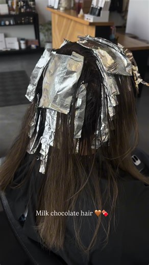 COLUMBUS OHIO- HAIRSTYLIST | Serving fresh milk chocolate hair goodness 🍫✨ Brunette never looked so sweet. Formula: Root: Davines Mask 55,0 and 66,1 with 10 vol... | Instagram