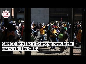 SANCO leads peaceful Gauteng march demanding urgent action on service delivery failures
