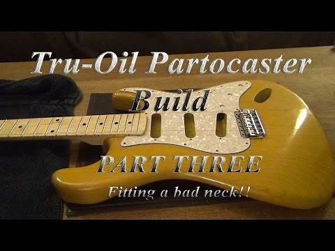 How to fix a bad fitting Strat neck!! Build a Partcaster part 3