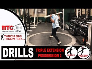 Shot Put & Discus DRILLS: Triple Extension 2