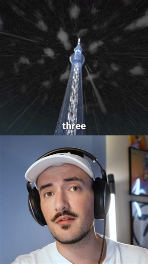 I made a point cloud of the Tokyo Skytree. Go watch the full breakdown video #pointcloud #blender