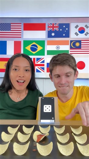 Pringles chili pepper challenge 🌶️ 😂