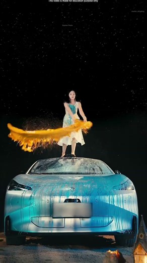 This girl painted her car in a unique way