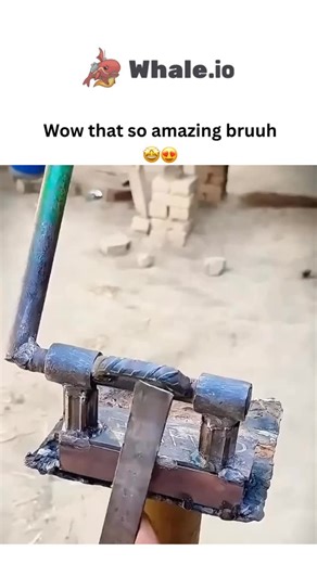 @globalgiggl on Instagram: "- The post shares a 1-minute video of a craftsman in a makeshift outdoor workshop using basic hand tools like hammers, shears, and improvised presses to cut, bend, and paint scrap metal into functional clamps and cutters, highlighting low-cost fabrication techniques common in informal economies. - Uploaded on January 1, 2026, by —a user with a bio suggesting playful skepticism—it quickly amassed 3.4 million views and 12,000 likes, tapping into viral trends celebrating