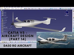 CATIA V5 - DA50 RG AIRCRAFT DESIGN USING GSD CATIA V5| BEGINNER - ADVANCED| PART 14 - WINDOWS