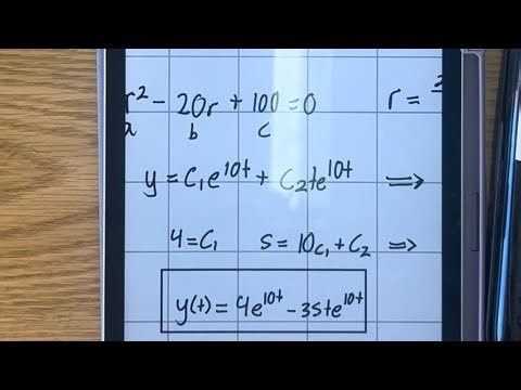 Repeated Roots Differential Equations