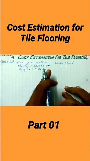 Cost Estimation for Tile Flooring | Engineering Tactics