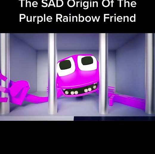 The Tragic Tale of the Purple Rainbow Friend in Minecraft