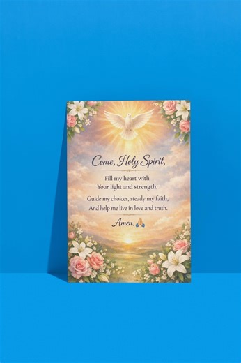 Confirmation Prayer.come Holy Spirit.catholic Faith Decor..digital Download - Etsy