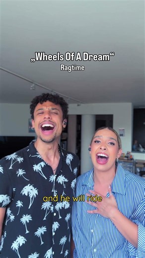 Morgan Anita Wood & Oliver Edward singing „Wheels Of A Dream“ from Ragtime #musicaltheatre #broadway