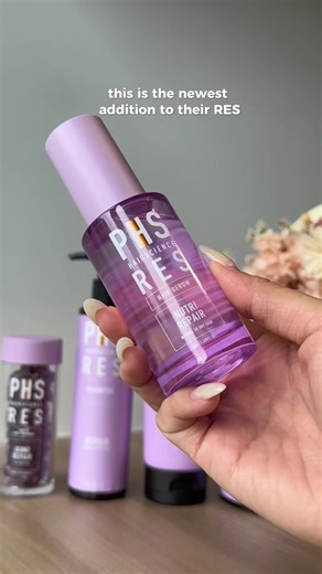 RES Nutri Repair Hair Serum checks it all: ✅ nourish & hydrates ✅ tames frizziness ✅ protects & preserves colour ✅ offers heat protection cr: @haevriel #fyp #fypシ #tiktok #hairserum #haircare #hairtok #dyedhair #frizzyhair #glossyhair #phshairscience