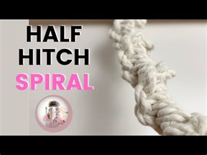 Macrame Half Hitch Spiral Knot