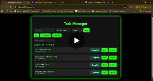 #webdevelopment #javascript #frontenddevelopment #html #css #coding #projects #beginnerdeveloper #100daysofcode #programming | Moeez Khalil