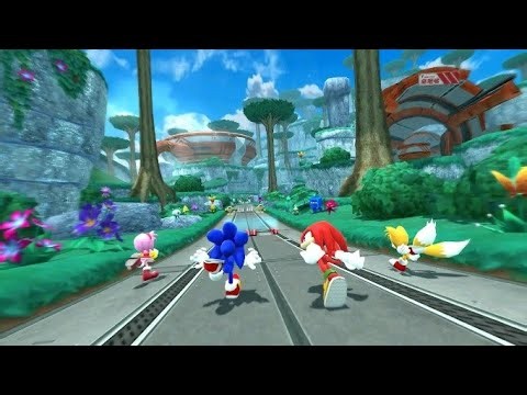 Sonic forces,racing with iconic Sonic characters and high-speed action#gaming #games#gameplya