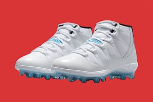 Air Jordan 11 "Legend Blue" Cleats Bring Iconic Style To The Field