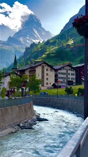🤯 The Village Beneath the Mighty Matterhorn 🇨🇭