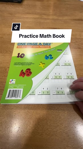 Math Book for kids. #practicemakesperfect #mathbook #workbook